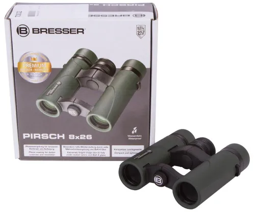 картина бинокъл Bresser Pirsch 8x26,  10