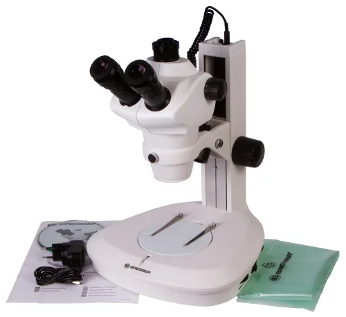 картина стереомикроскоп Bresser Science ETD-201 8x–50x Trino Zoom,  2