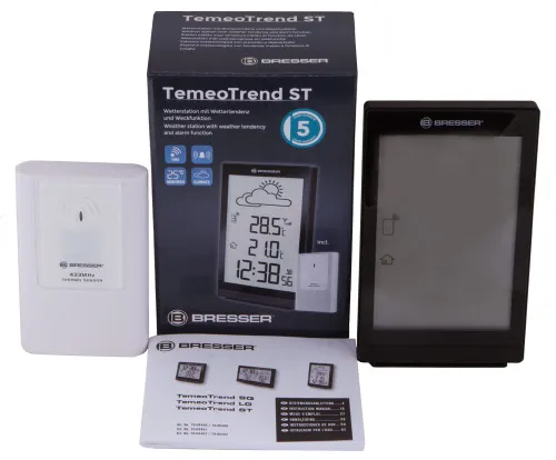 картинка метеорологична станция Bresser TemeoTrend ST RC, черна,  2