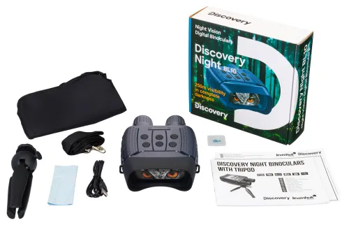 снимка цифров бинокъл за нощно виждане Levenhuk Discovery Night BL10 с триножник,  2