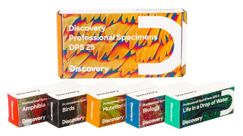 снимка набор от микропрепарати Levenhuk Discovery Prof DPS 5. „Биология“,  2