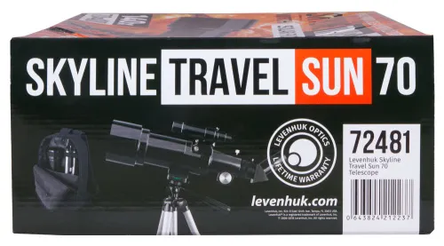 снимка телескоп Levenhuk Skyline Travel Sun 70,  19
