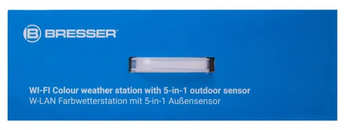 картинка метеорологична станция Bresser Wi-Fi 5-в-1 с цветен дисплей, черна,  16
