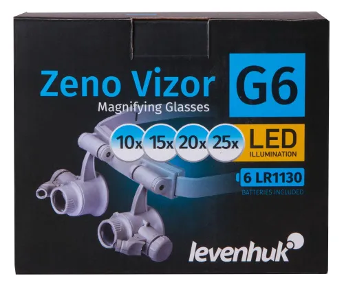 фотография увеличителни очила Levenhuk Zeno Vizor G6,  12