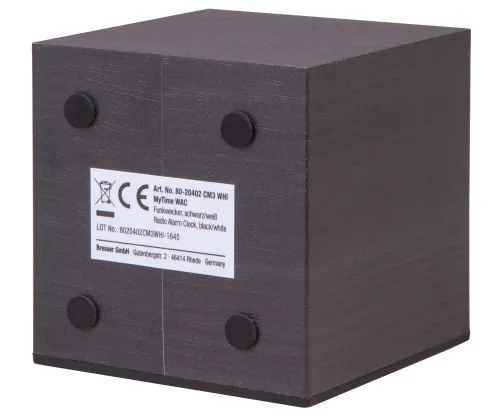 фотография настолен будилник Bresser MyTime WAC, черен,  8