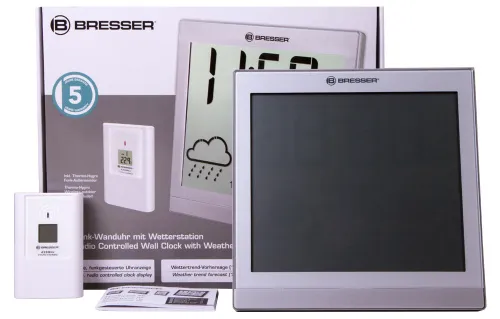 изображение mетеорологична станция Bresser TemeoTrend JC LCD RC, сребриста,  2