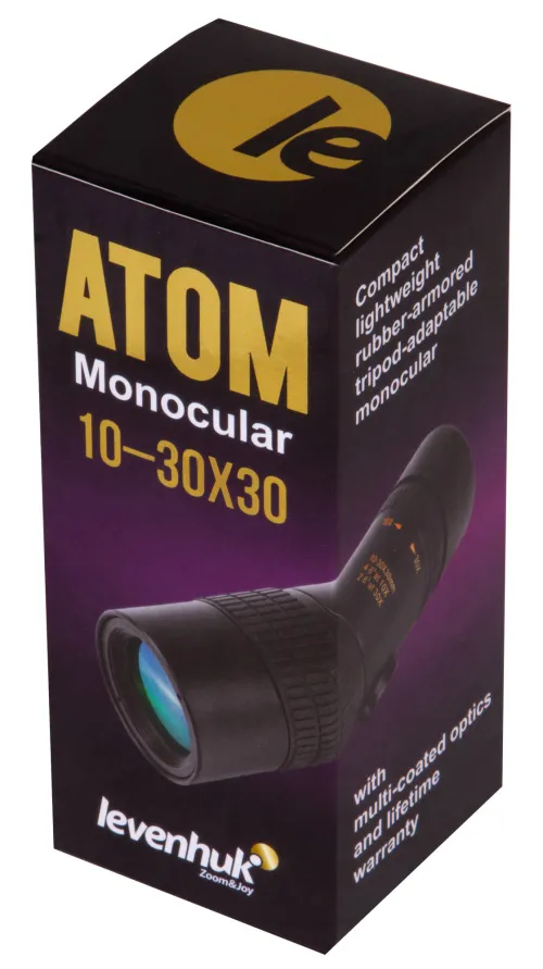 снимка монокъл Levenhuk Atom 10–30x30,  11