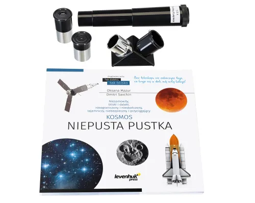 снимка телескоп Levenhuk Discovery Spark Travel 50 с книга,  5
