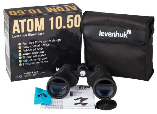 фотография бинокъл Levenhuk Atom 10x50,  2