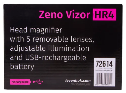 картина лупа за глава с акумулатор Levenhuk Zeno Vizor HR4,  13
