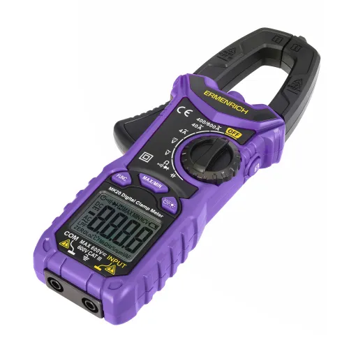 снимка цифрови амперметър клещи Ermenrich Ping MK20,  4