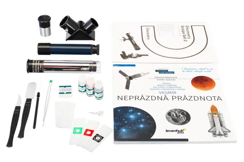 картина комплект Levenhuk Discovery Scope 2 с книга,  3