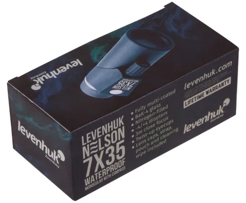 фотография монокъл Levenhuk Nelson 7x35 с решетка и компас,  9