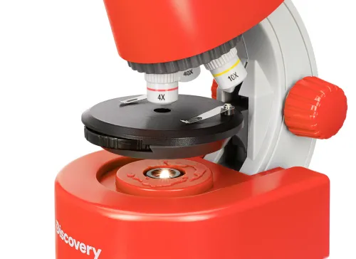 картинка микроскоп Levenhuk Discovery Micro с книга,  13