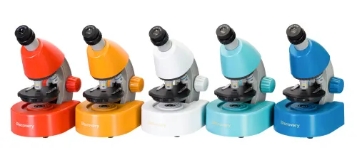 картинка микроскоп Levenhuk Discovery Micro с книга,  2