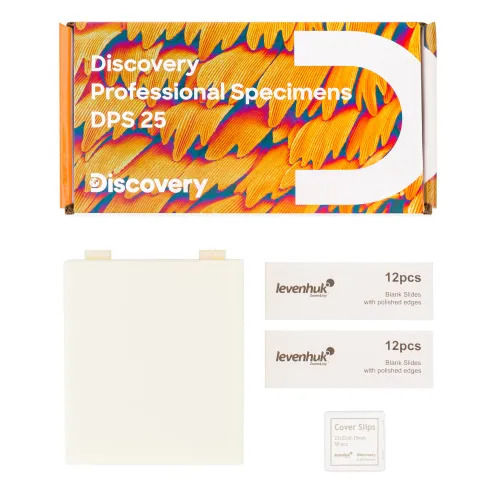 снимка набор от микропрепарати Levenhuk Discovery Prof DPS 25. „Биология, птици и др.“,  4