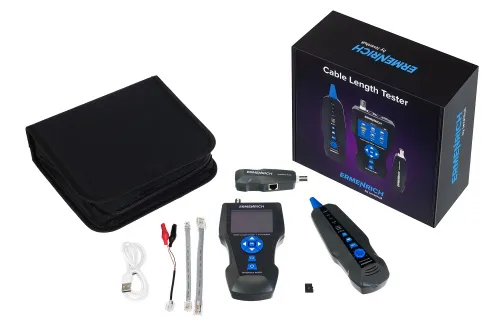 картинка тестер за дължина на кабели Ermenrich NetGeeks NL80,  2