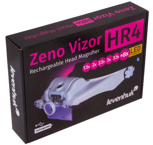 картина лупа за глава с акумулатор Levenhuk Zeno Vizor HR4,  11