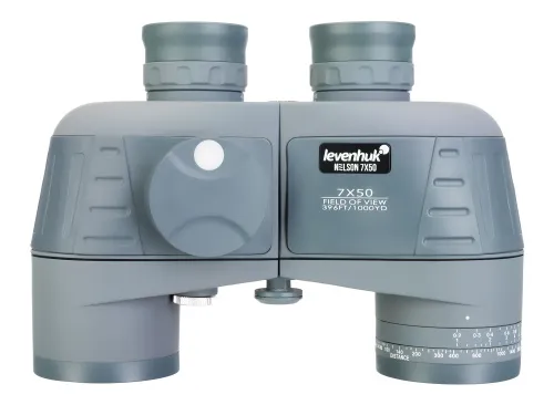 картина бинокъл Levenhuk Nelson 7x50 с решетка и компас,  6