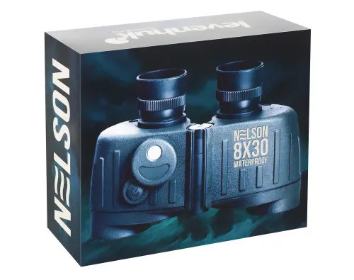 картина бинокъл Levenhuk Nelson 8x30 с решетка и компас,  14