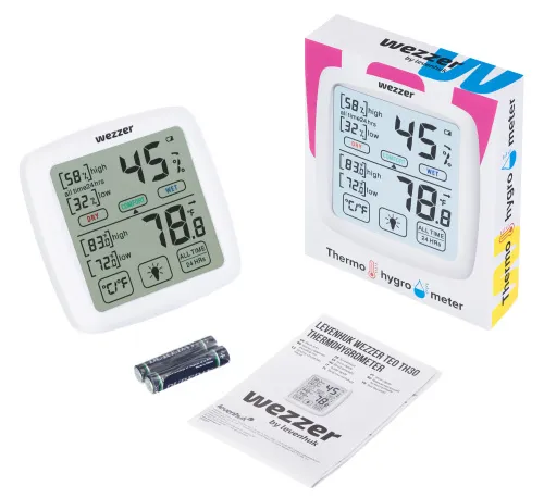 снимка термохигрометър Levenhuk Wezzer Teo TH30,  2