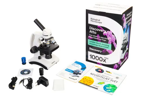 снимка цифров микроскоп Levenhuk Discovery Atto Polar с книга,  2