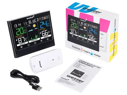 изображение термохигрометър Levenhuk Wezzer Teo TH50,  2