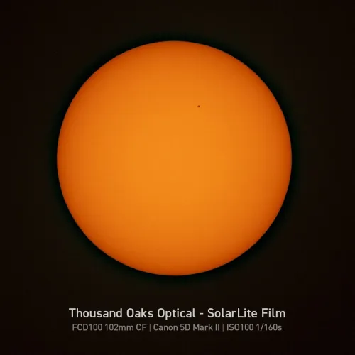 картина соларен филтър Explore Scientific Sun Catcher за 110–130 mm телескопи,  2