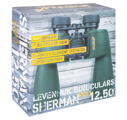 картинка бинокъл Levenhuk Sherman PRO 12x50,  10