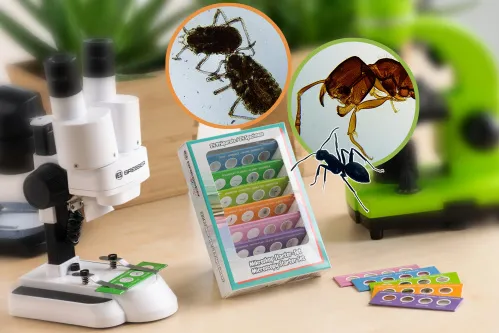 изображение набор за эксперименти Bresser Junior cтартов комплект за микроскопия,  2