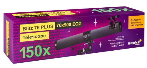 изображение телескоп Levenhuk Blitz 76 PLUS,  12