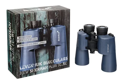 картинка бинокъл Levenhuk New Sherman PLUS 10x50,  5