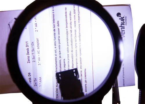 фотография лупа Levenhuk Zeno Desk D11,  15