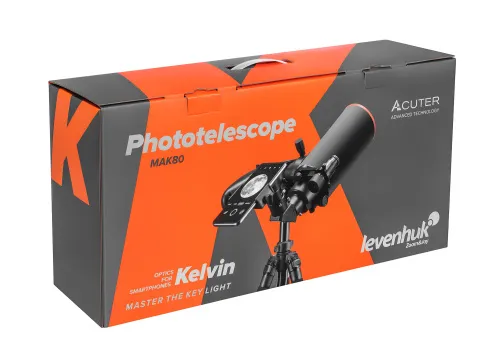 изображение фототелескоп Levenhuk Kelvin MAK80 AZ,  15