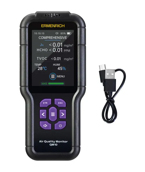изображение монитор за качество на въздуха Ermenrich QM10,  5