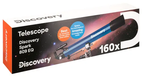 картина телескоп Levenhuk Discovery Spark 809 EQ с книга,  15