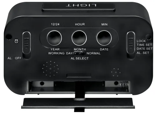 фотография будилник Bresser MyTime Duo LCD, черен,  2