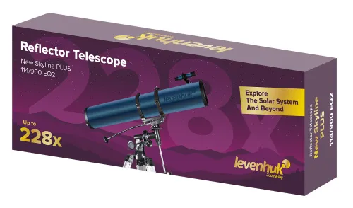 картина телескоп Levenhuk New Skyline PLUS 114/900 EQ2,  2