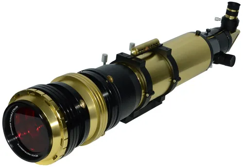 фотография двоен соларен телескоп Coronado SolarMax III 90 mm със система RichView и BF15,  6