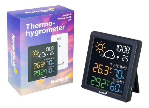 фотография термохигрометър Levenhuk Wezzer BASE L80,  2