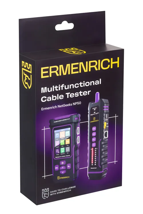 картина мултифункционален тестер за кабели Ermenrich NetGeeks NP50,  13