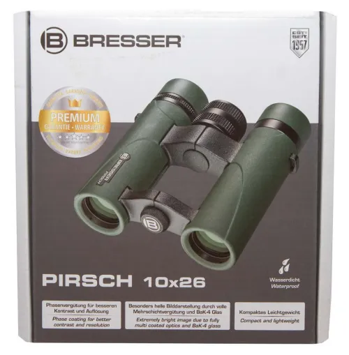 картинка бинокъл Bresser Pirsch 10x26,  12