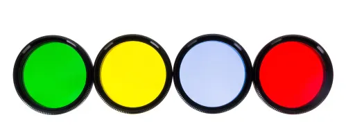 снимка комплект филтри Levenhuk F4 „Слънчева система“,  4