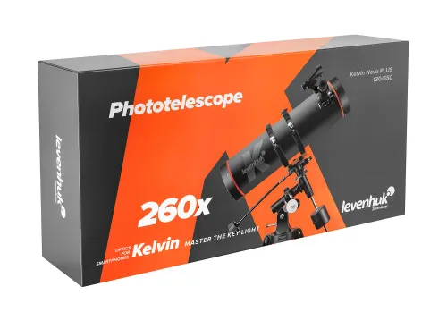 изображение фототелескоп Levenhuk Kelvin Nova PLUS 130/650,  18