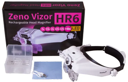 фотография лупа за глава с акумулатор Levenhuk Zeno Vizor HR6,  2