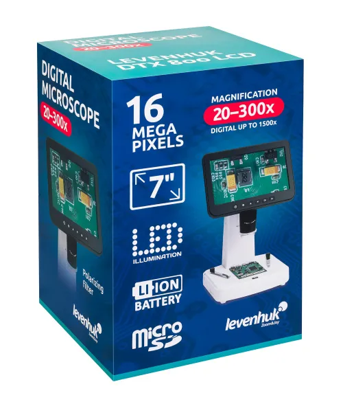 снимка цифров микроскоп Levenhuk DTX 800 LCD,  12