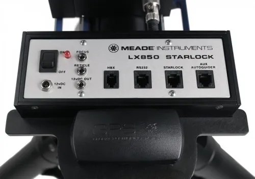 картинка германска екваториална монтировка Meade LX850 със StarLock и триножник,  3