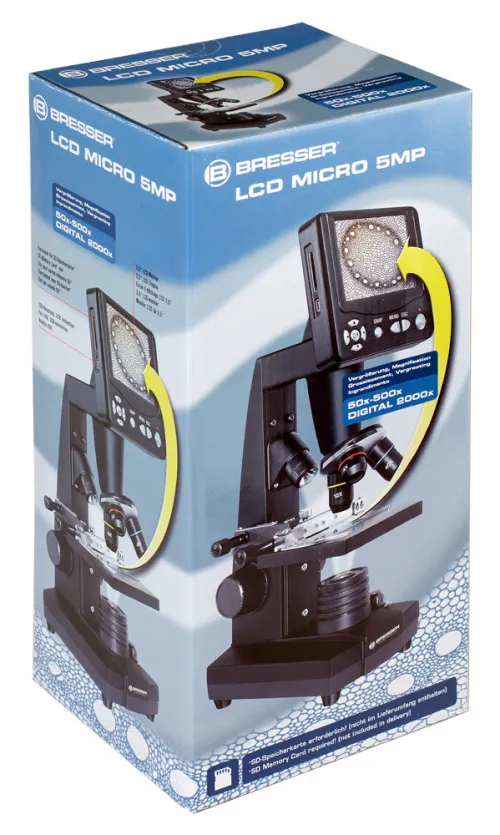 картина микроскоп Bresser LCD 50–2000x,  7