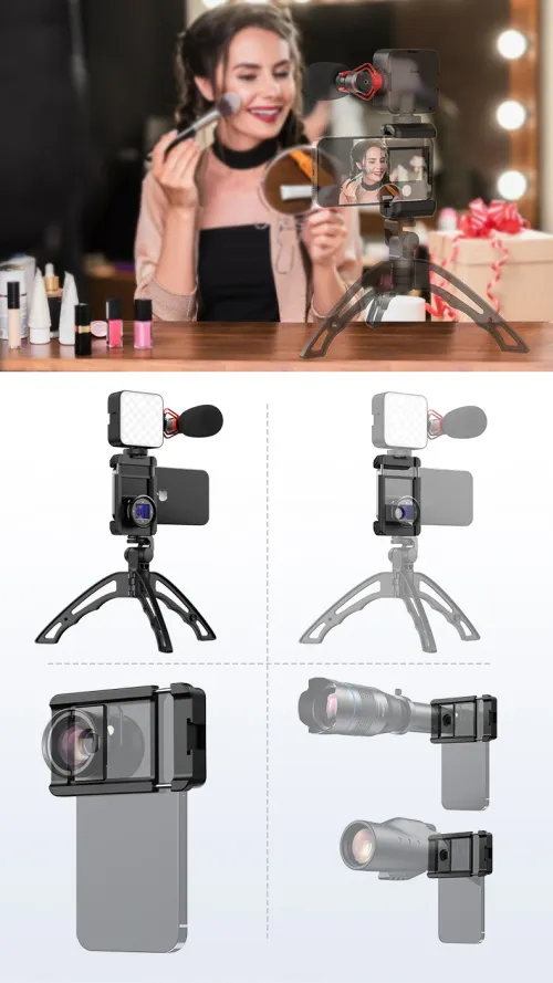фотография мини клетка за смартфон Levenhuk Kelvin RIG1,  2
