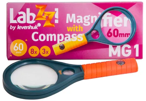 картина лупа Levenhuk LabZZ MG1 с компас,  2